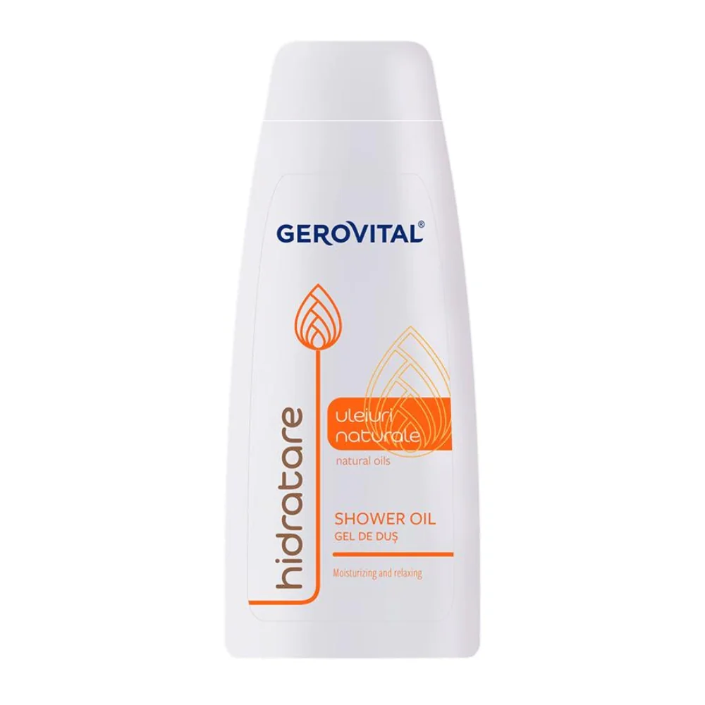 Gel de dus cu uleiuri naturale, 400ml, Gerovital