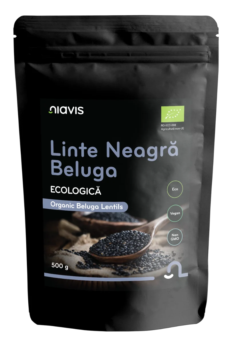 Linte neagra Beluga, 500g, Niavis