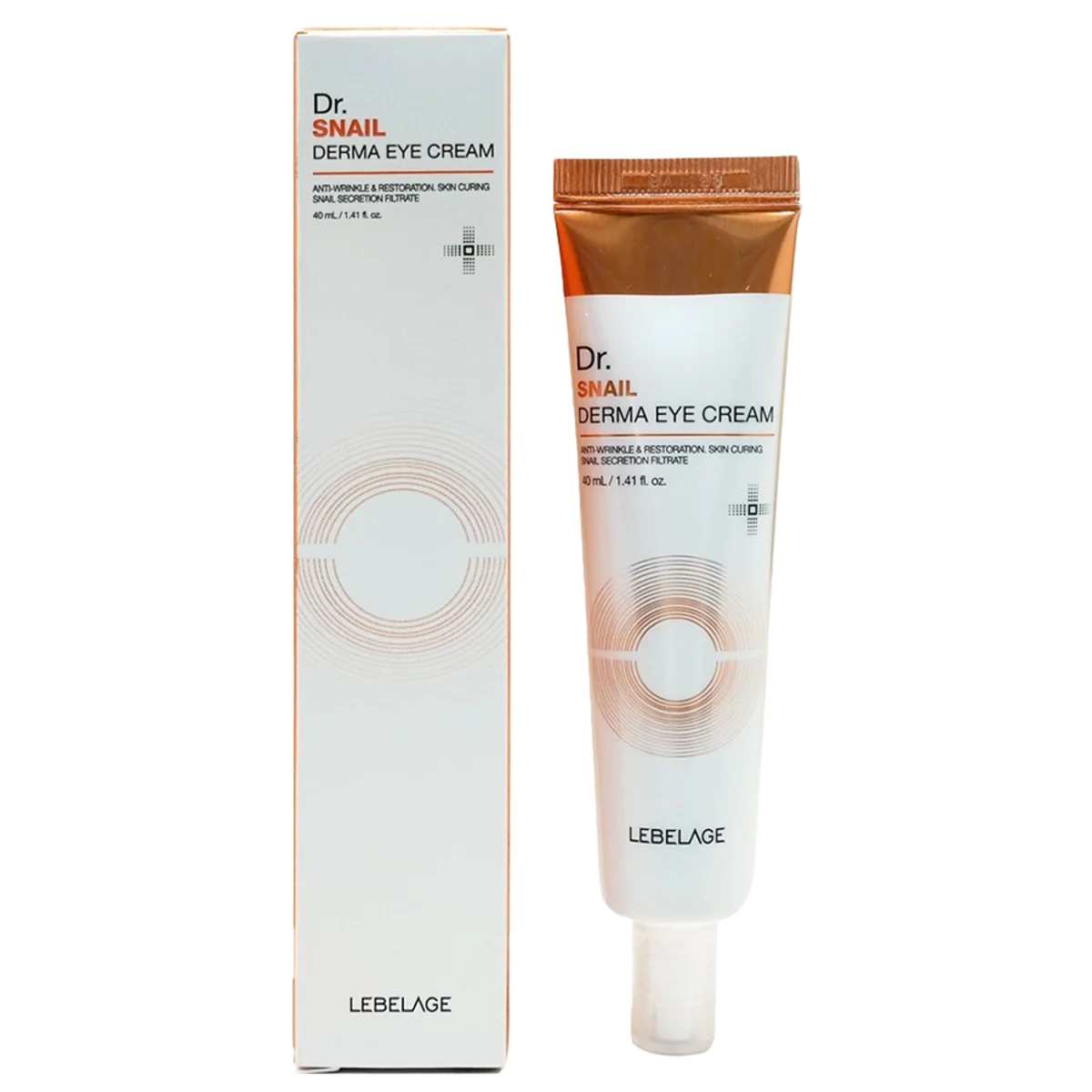 Crema pentru conturul ochilor cu Extract de melc si Colagen Dr. Snail, 40ml, Lebelage 