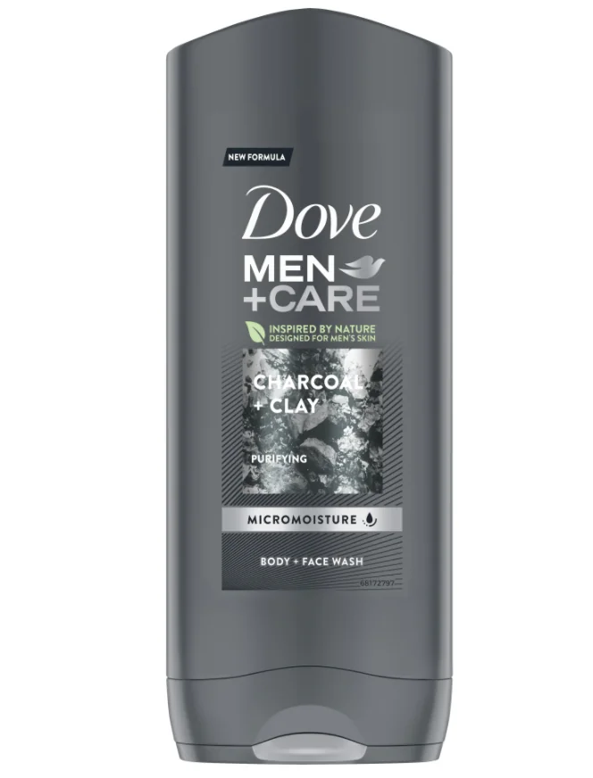Gel de dus Men+Care Charcoal & Clay, 400ml, Dove