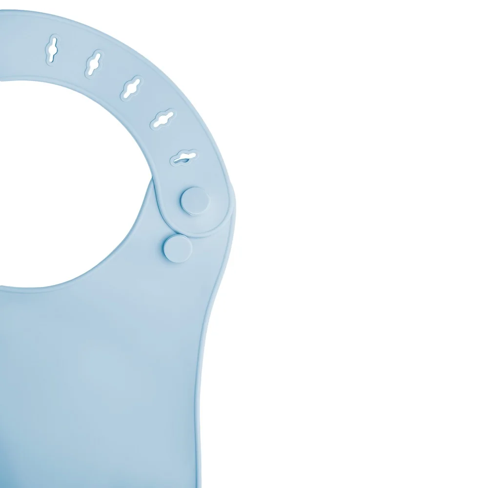 Baveta din silicon cu buzunar Aqua Blue 6 luni+, 1 bucata, Appekids