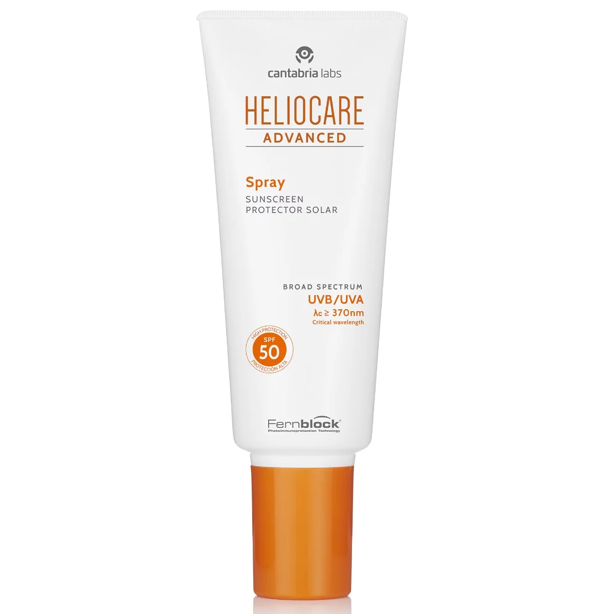 Spray pentru corp cu protectie solara SPF50 Advanced Heliocare, 200ml, Cantabria Labs