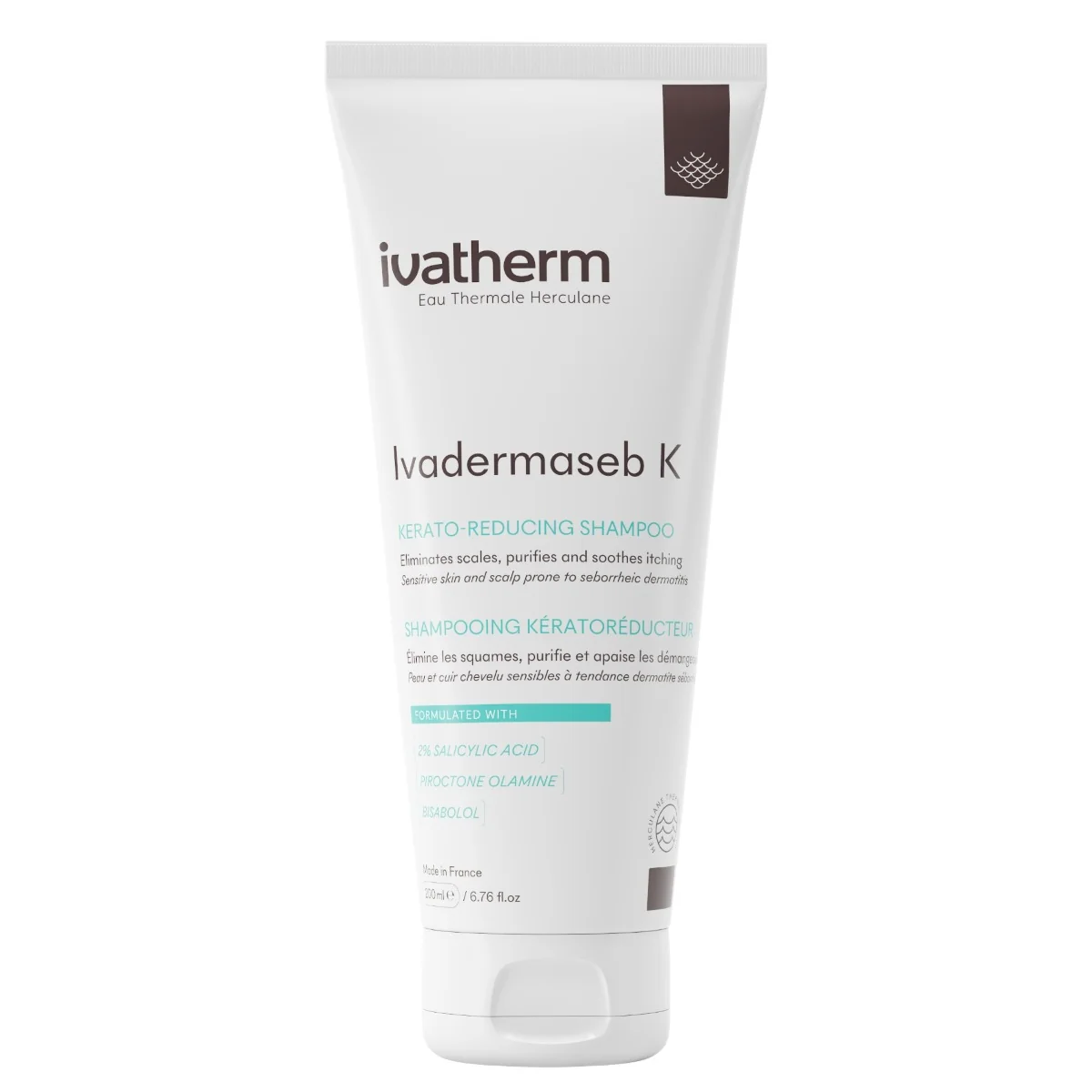 Sampon kerato-reductor Ivadermaseb K, 200ml, Ivatherm