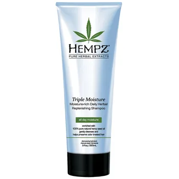 Sampon pentru repararea parului Triple Moisture, 266ml, Hempz