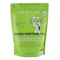 Vegan Protein 70% pulbere functionala ecologica, 600g, Republica Bio