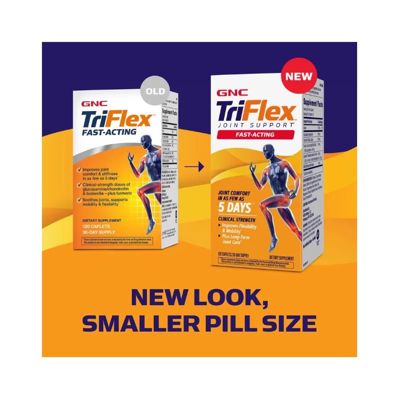 TriFlex Joint Support Fast Acting, 120 tablete, GNC