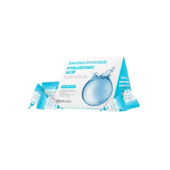 Scrub pentru pori cu bicarbonat de sodiu si acid hialuronic, 25 bucati, Farmstay