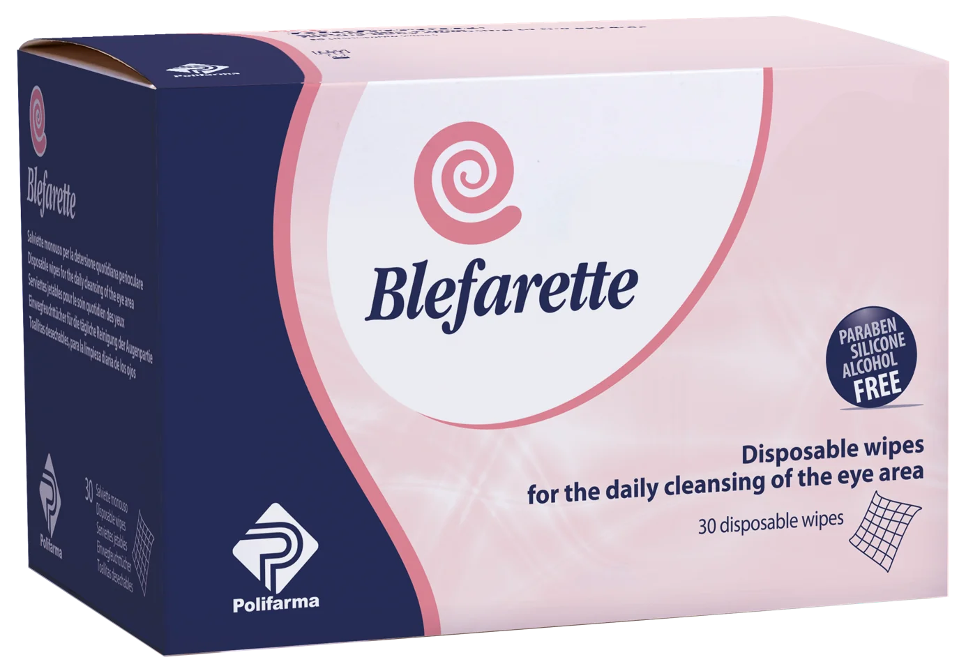 Servetele de unica folosinta pentru curatarea zilnica a zonei ochilor Blefarette, 30 bucati, NaturPharma