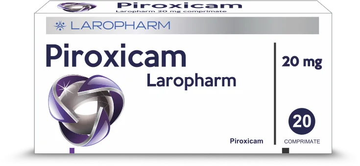 Piroxicam 20mg, 20 comprimate, Laropharm