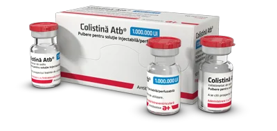 Colistina Atb pulbere pentru solutie injectabila/perfuzabila 1.000.000UI, 10 flacoane, Antibiotice