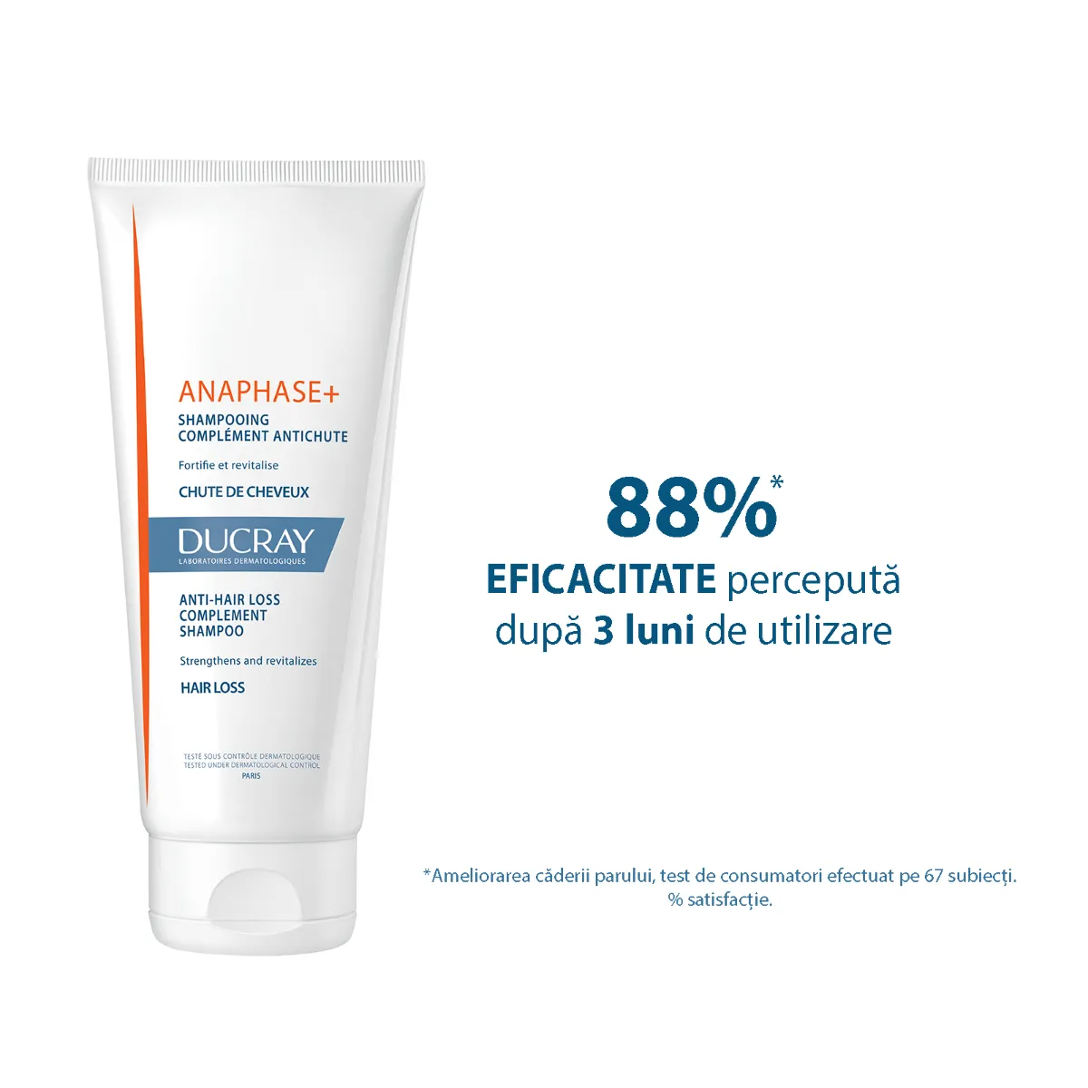 Sampon fortifiant si revitalizant Anaphase+, 200ml, Ducray 