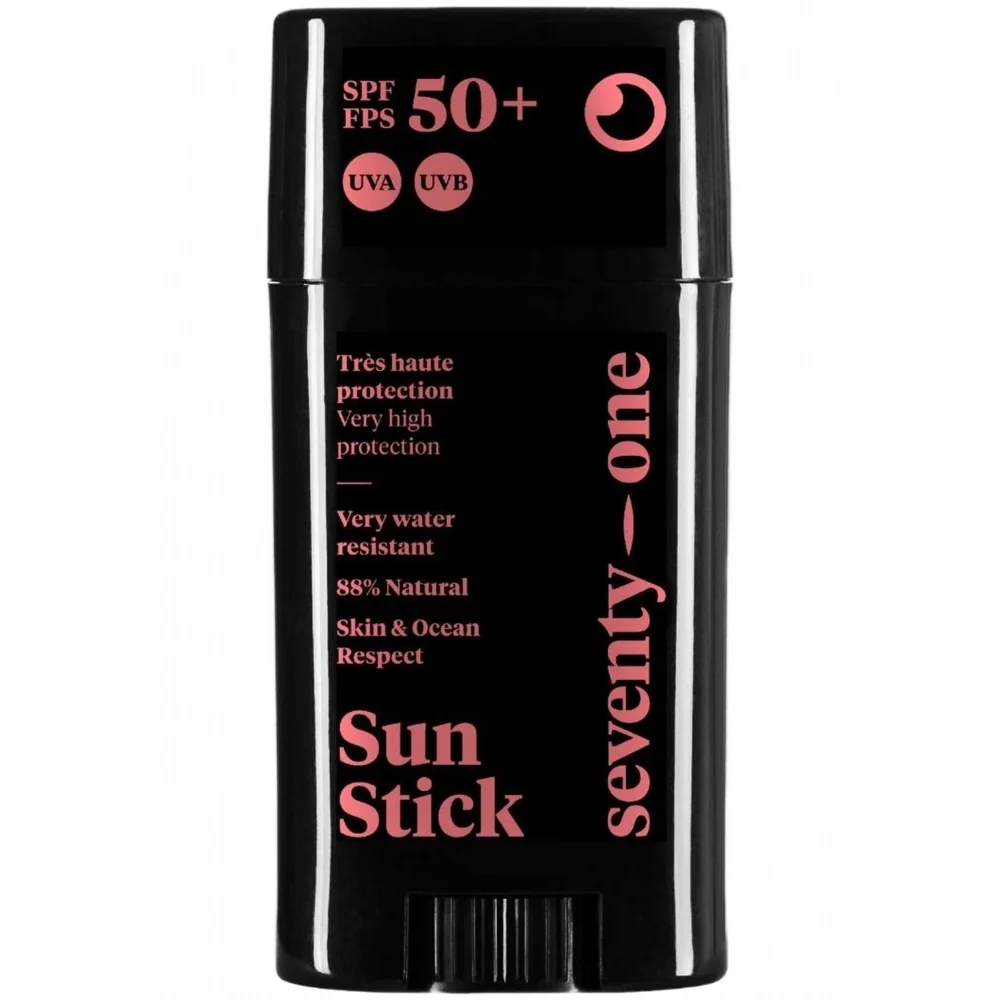 Stick de protectie solara pentru fata rezistent la apa cu SPF 50+ The Sunset, 15g, Seventy One Percent