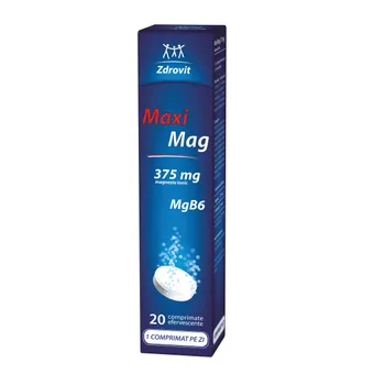 MaxiMag, 375 mg, 20 comprimate, Zdrovit 