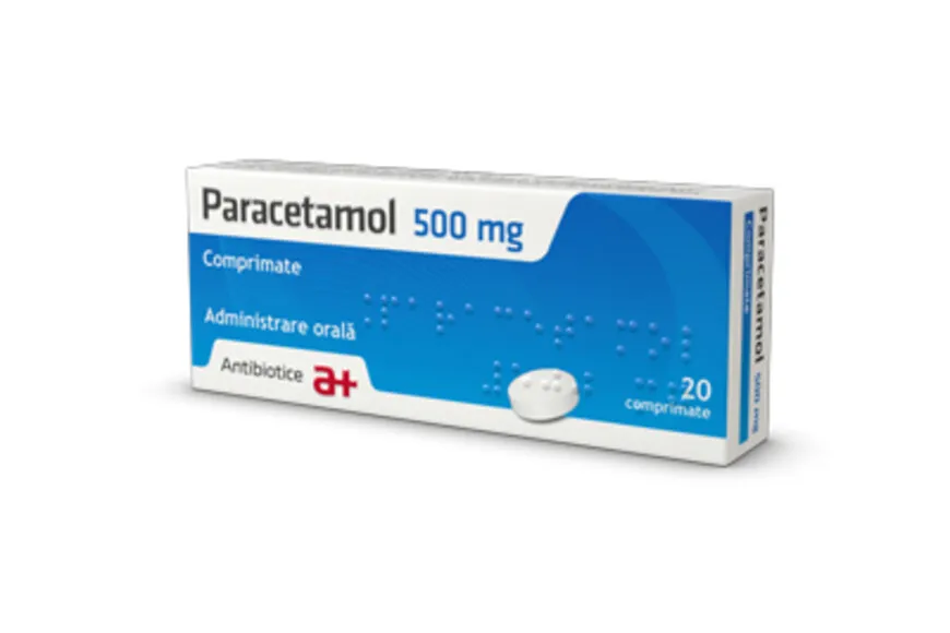 Paracetamol 500mg, 20 comprimate, Antibiotice