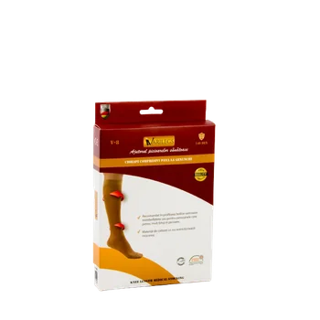Ciorapi compresivi pana la genunchi 140 DENI 18-22 MmHg M bej, 1 bucata, Varilegs