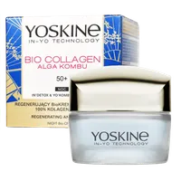 Crema regeneranta antirid de zi pentru ten 50+ Bio Collagen Alga Kombu, 50ml, Yoskine