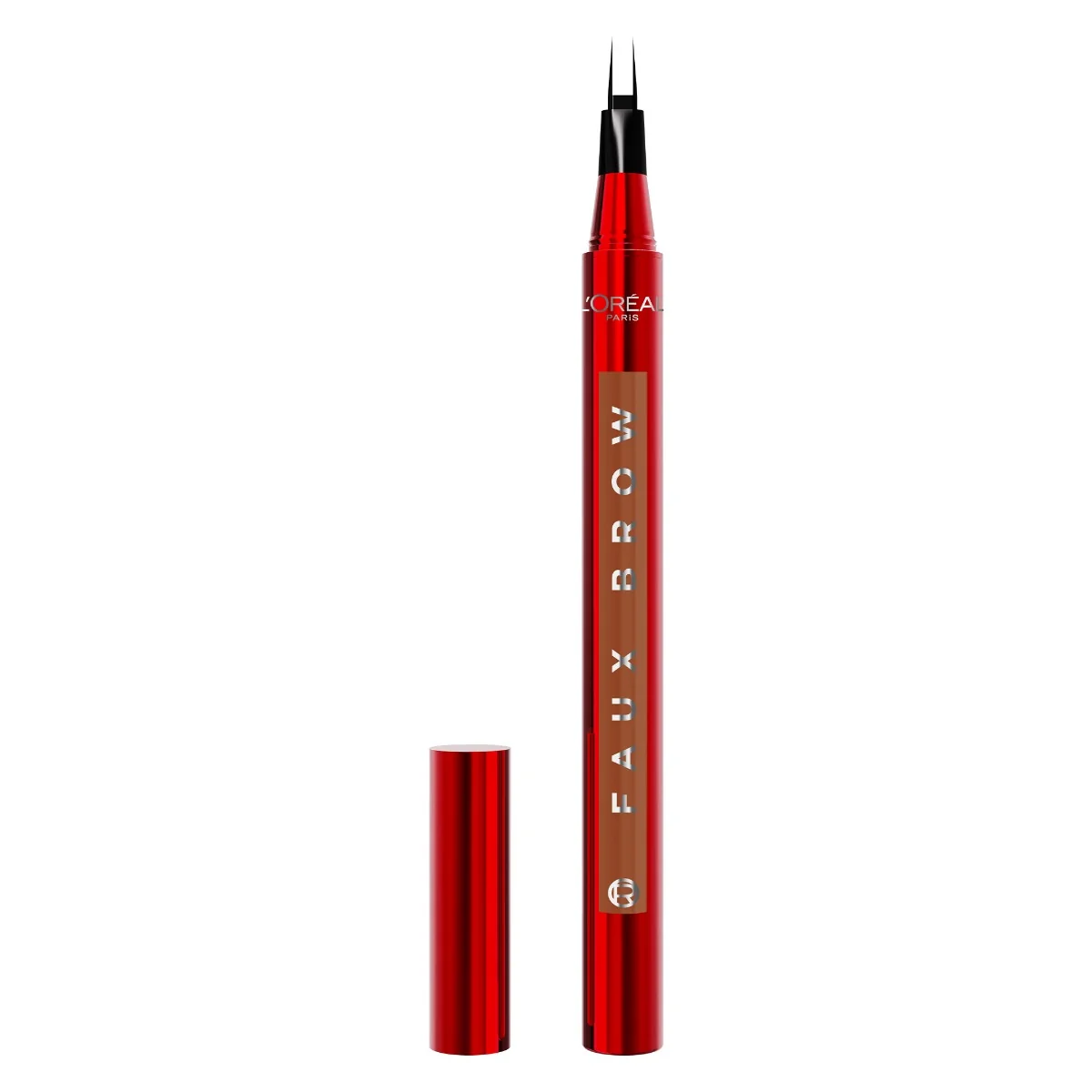 Tus pentru sprancene cu pensula dubla Faux Brow Auburn Infaillible, 1ml, L'Oreal Paris