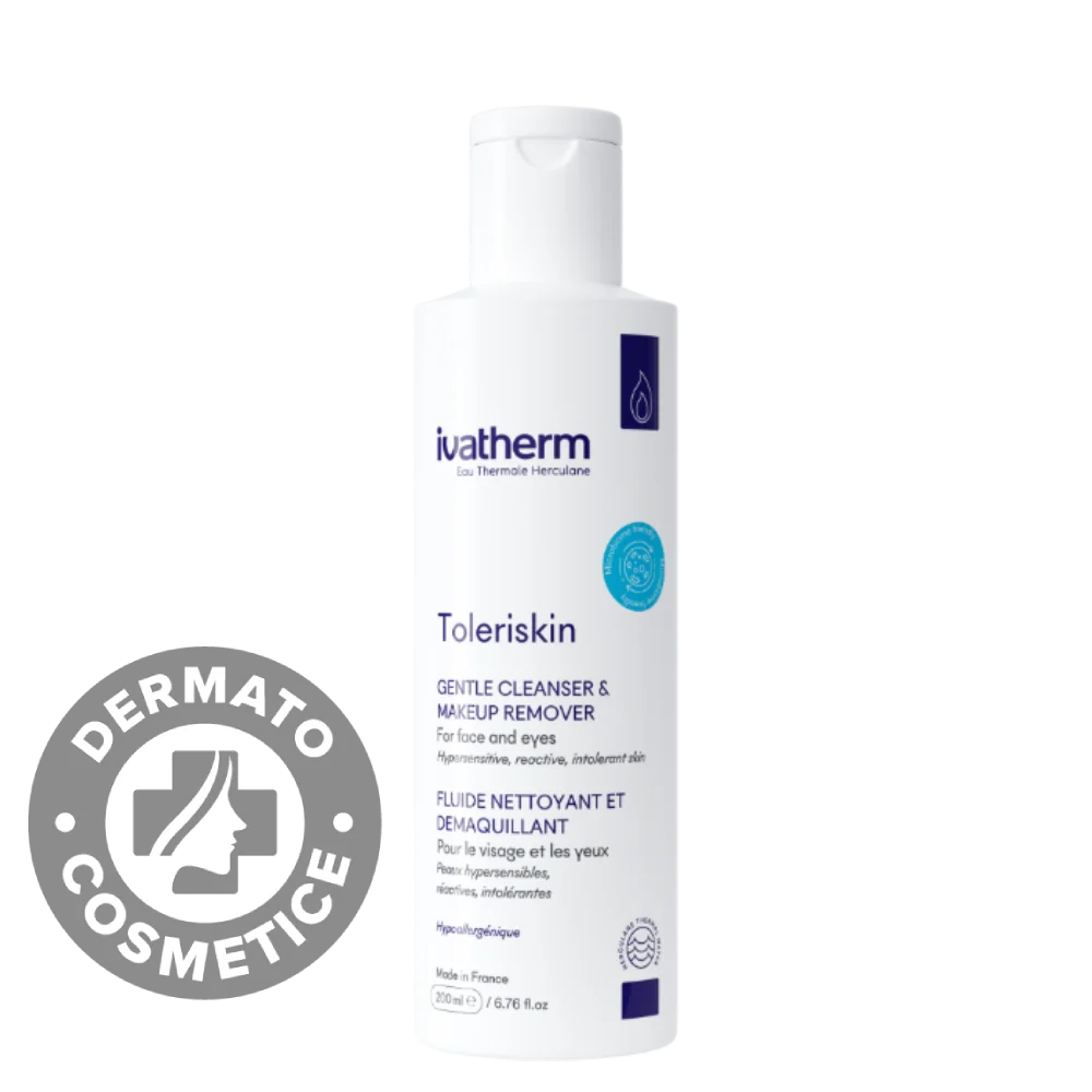 Demachiant fluid pentru fata si ochi Toleriskin, 200ml, Ivatherm