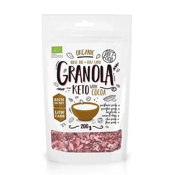 Granola Eco Keto cu cacao , 200g, Diet Food
