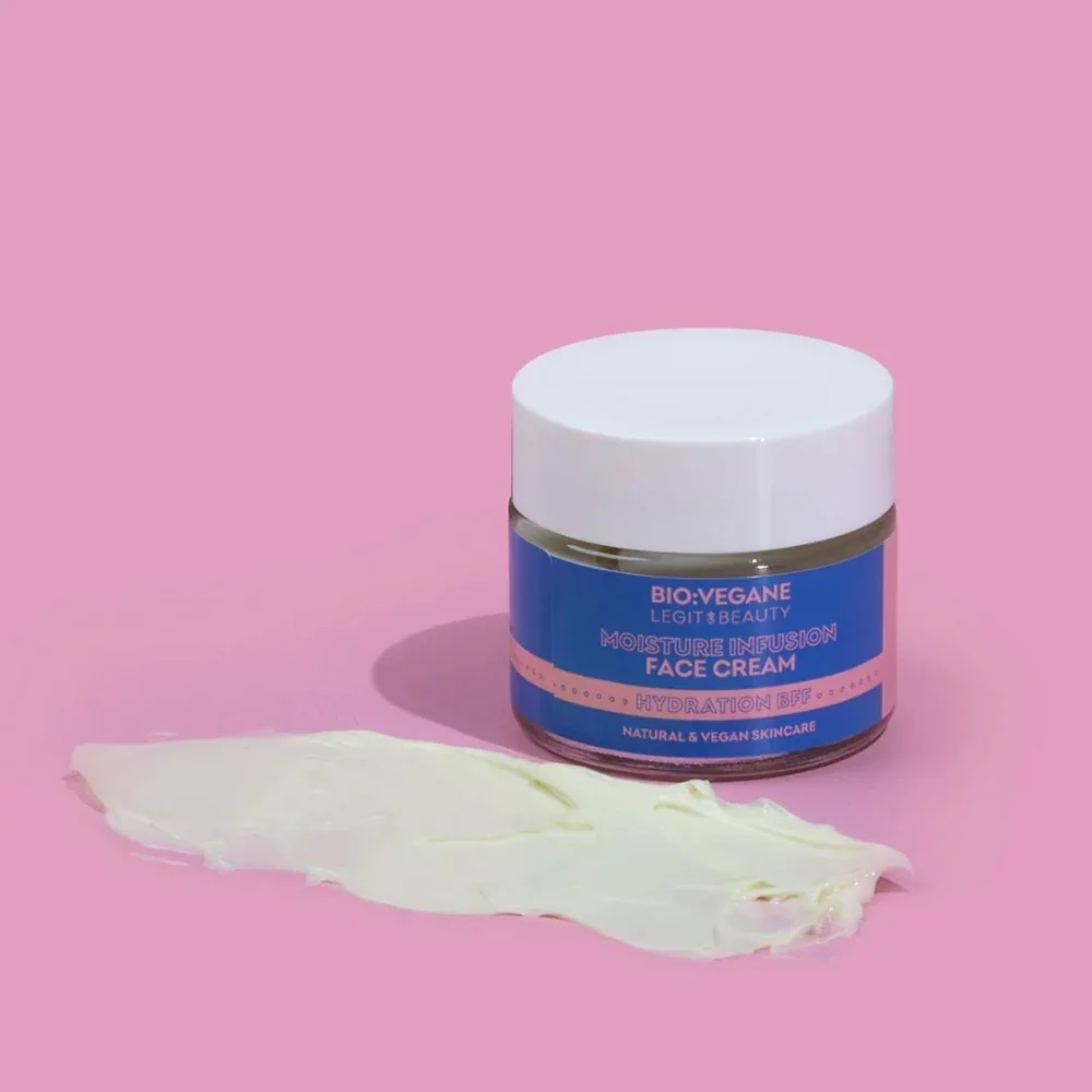 Crema de fata hidratanta Hydration BFF Legit Beauty, 50ml, Bio:Vegane
