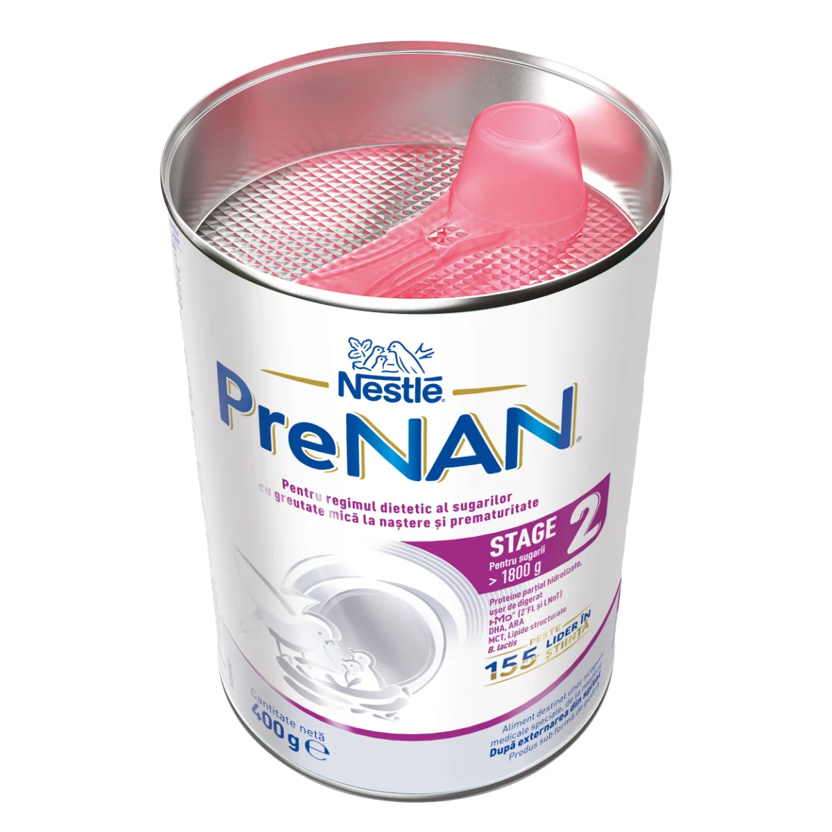 Formula de lapte praf Pre Nan Stage 2 de la nastere, 400g, Nestle