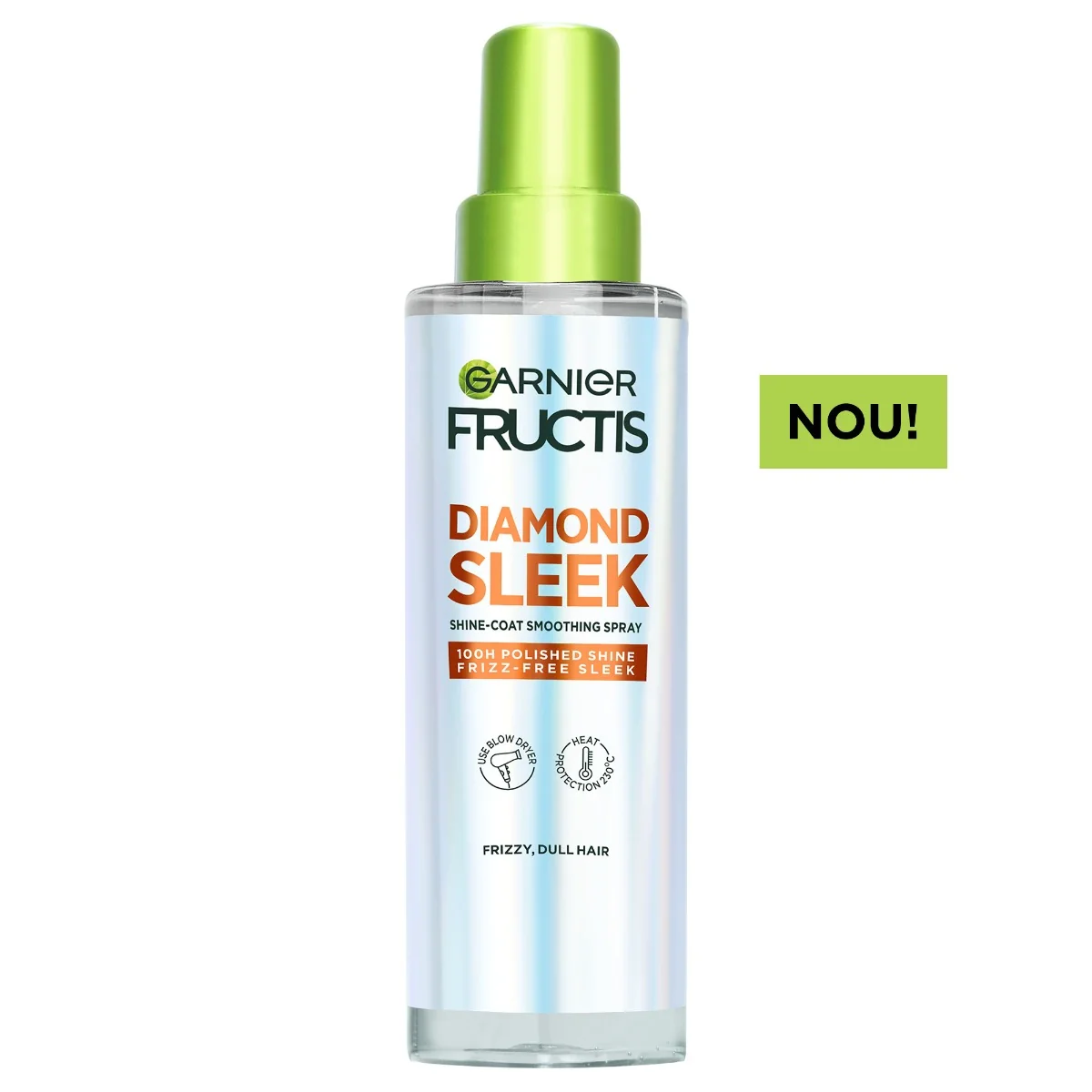 Spray cu protectie termica pentru stralucirea parului Diamond Sleek, 150ml, Garnier