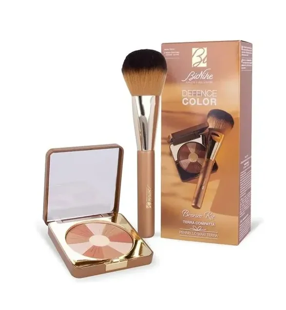 Kit Pudra bronzanta Defence Color 10g + Pensula Maxi, Bionike