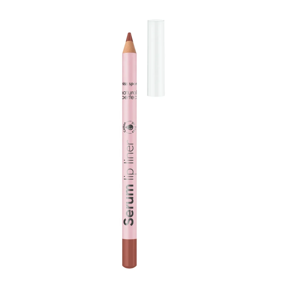 Creion de buze cu serum Naturally Perfect 02 Nude Mocha, 1.2g, Miss Sporty