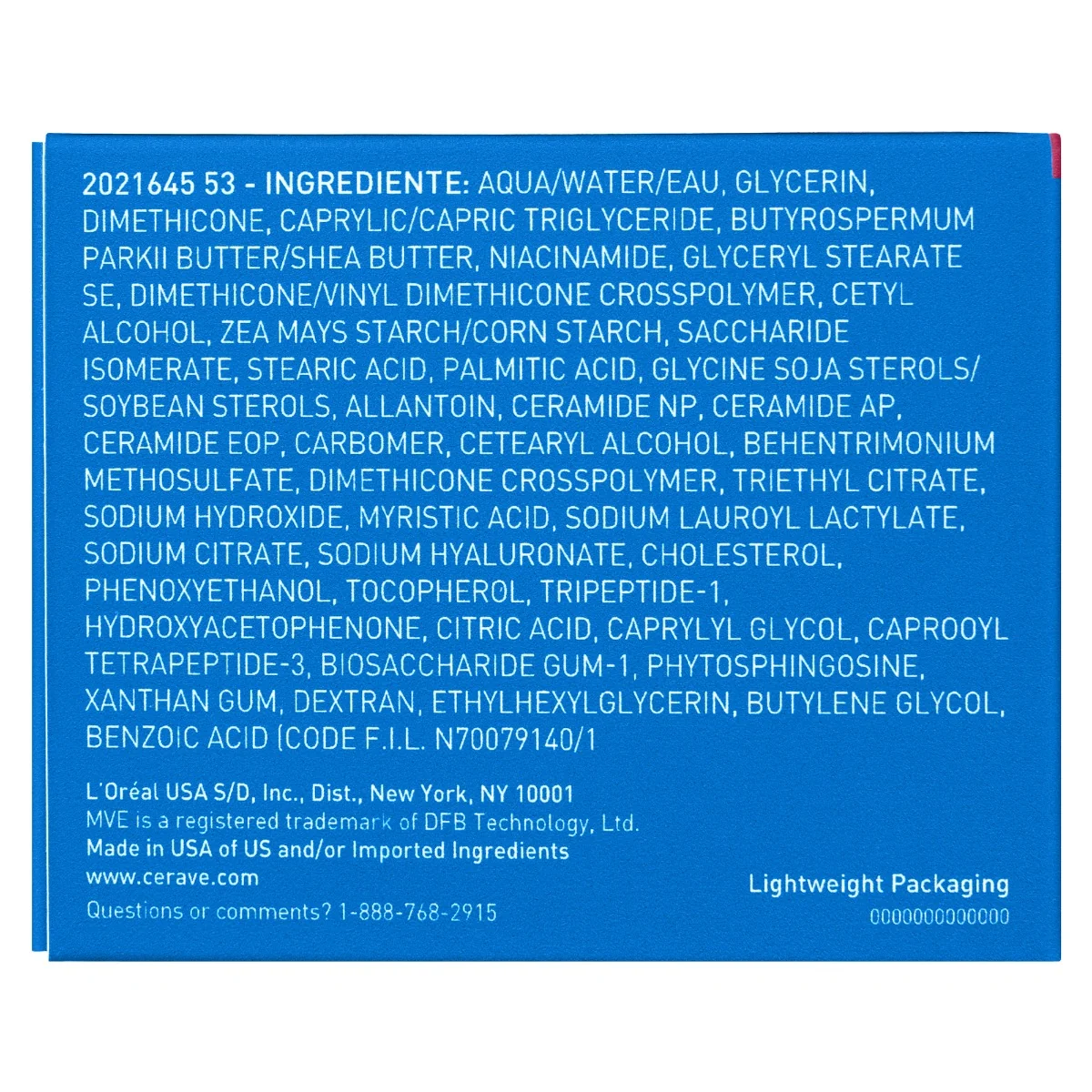 Gel-Crema cu Acid Hialuronic pentru hidratarea tenului, 48g, CeraVe