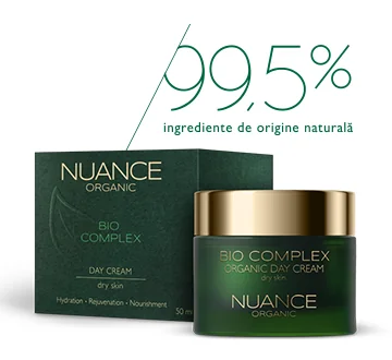 Crema de zi Organic pentru ten uscat, 50ml, Nuance
