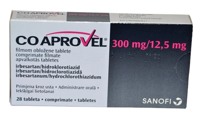 Coaprovel 300/12.5mg, 28 comprimate, Sanofi
