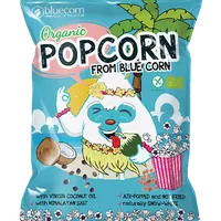 Popcorn bio pentru copii cu ulei de cocos si sare de Himalaya, 20g, Popcrop