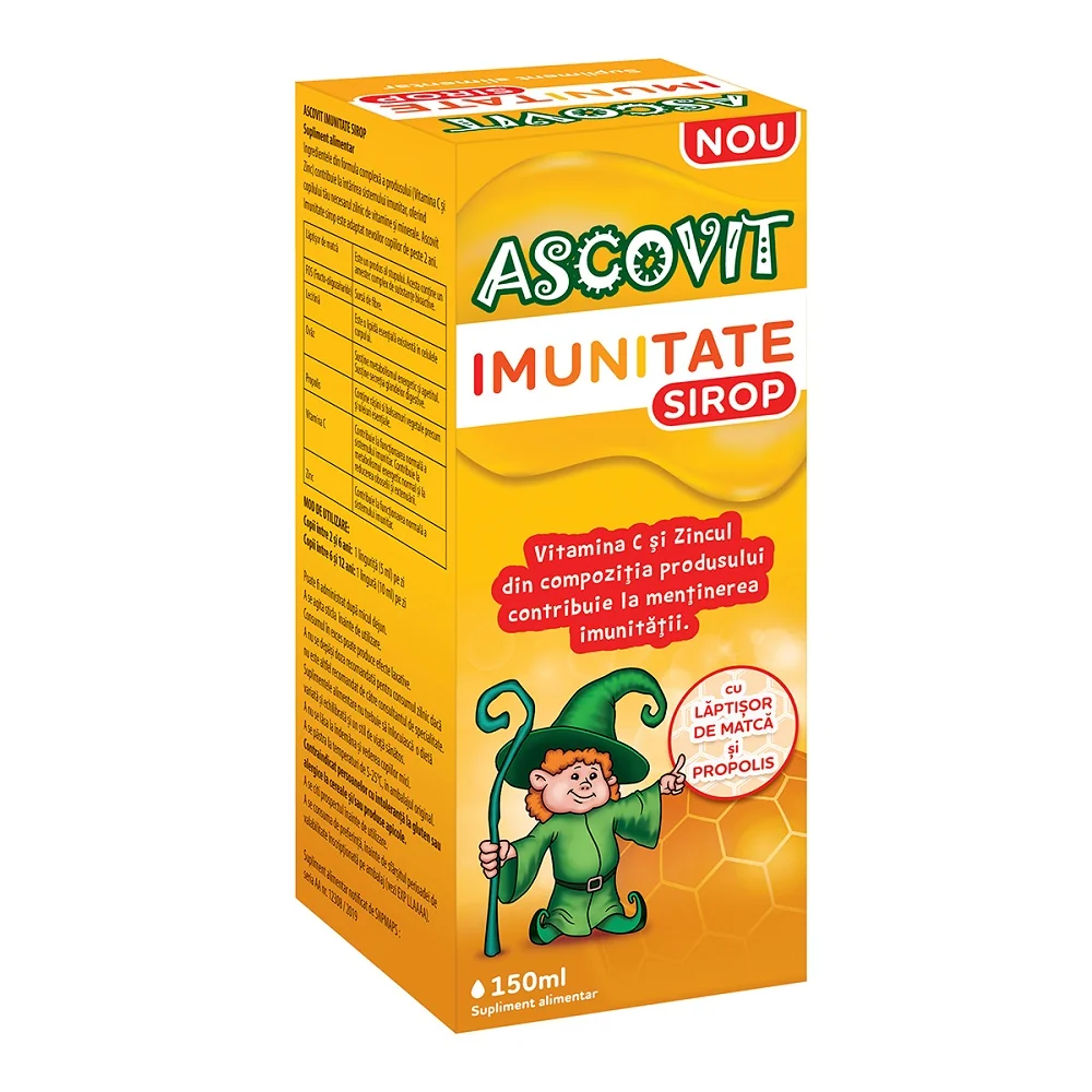 Ascovit Sirop pentru imunitate, 150 ml, Perrigo