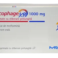 Glucophage XR 1000 mg, 60 comprimate cu eliberare prelungita, Merck Sante