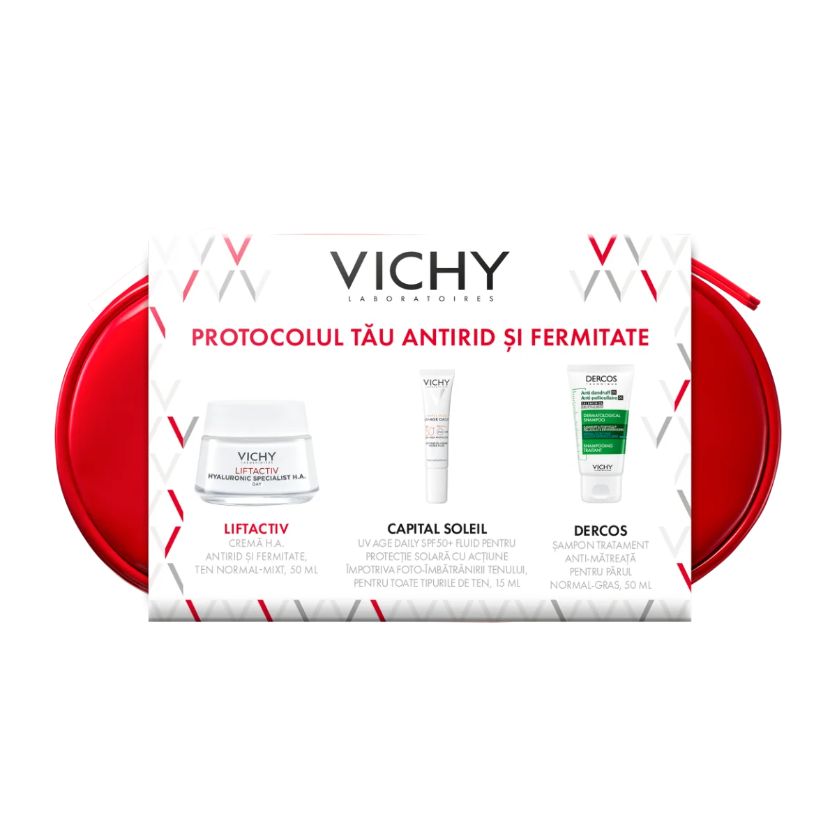 CADOU Set Liftactiv Hyaluronic Specialist H.A. pentru ten normal si mixt, Vichy