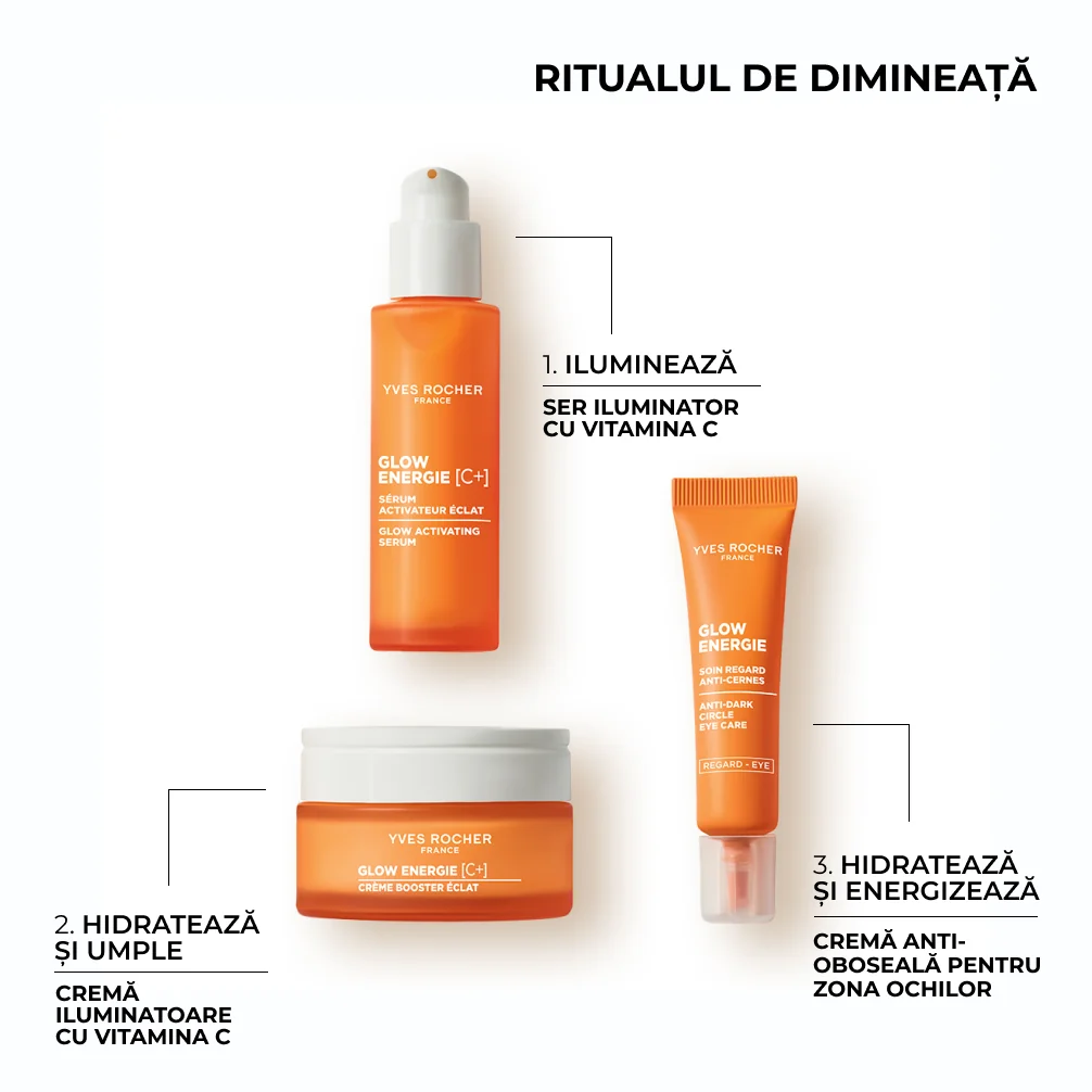 Crema iluminatoare cu Vitamina C, 50ml, Yves Rocher