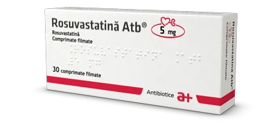 Rosuvastatina 5mg, 30 comprimate, Antibiotice