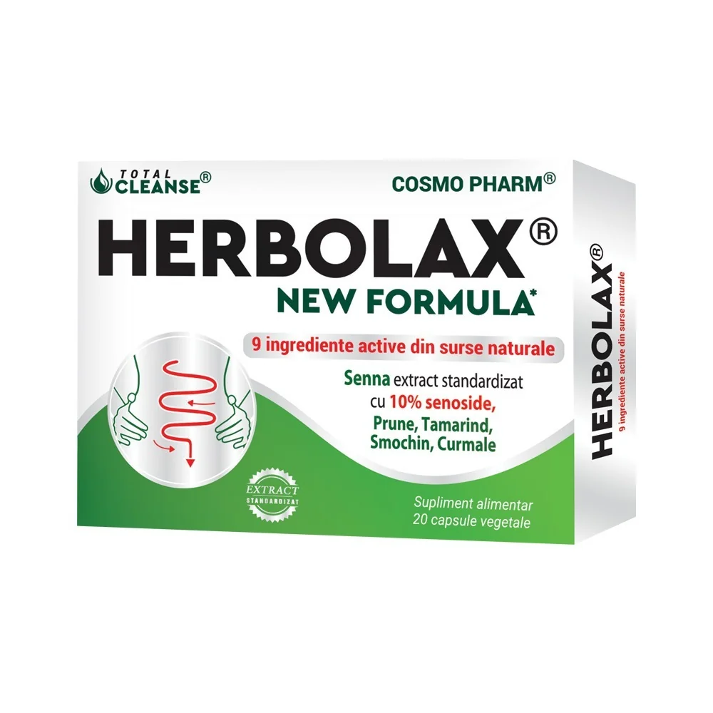 Herbolax New Formula, 20 capsule, Cosmopharm 