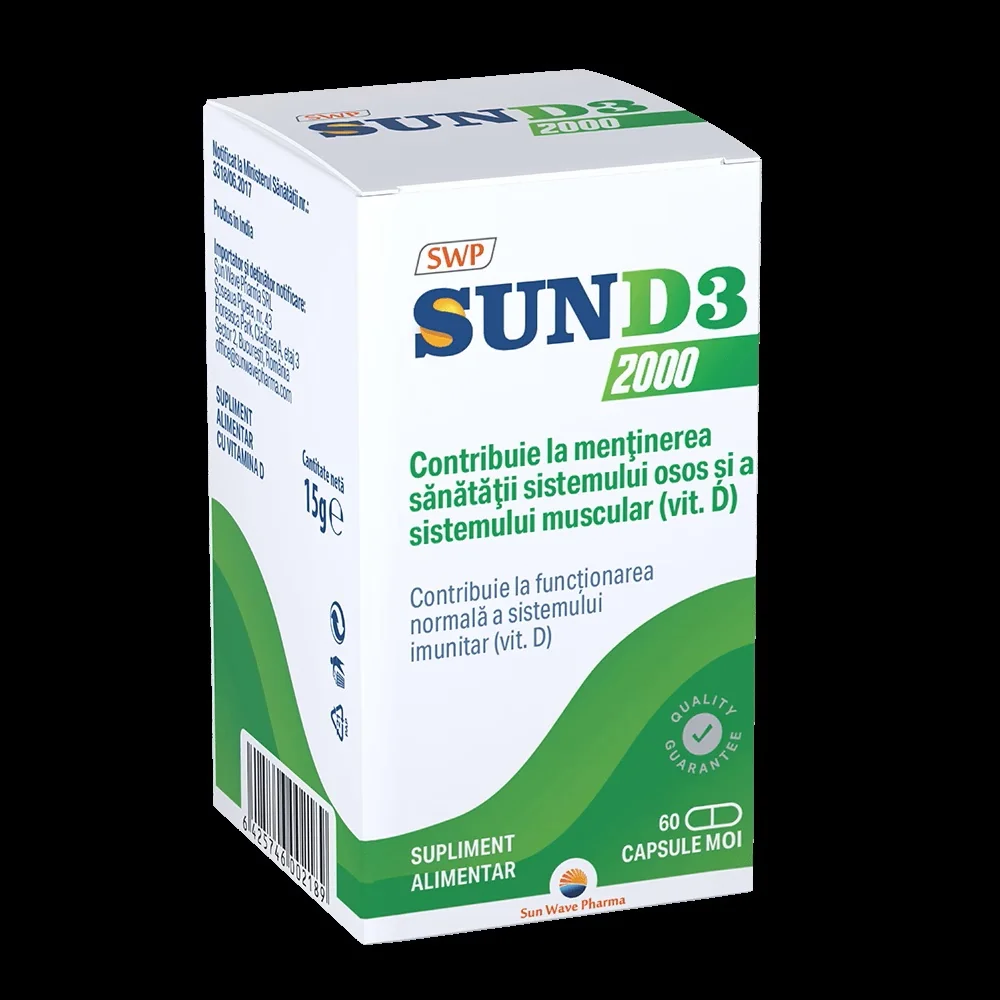 Sun D3, 60 capsule, Sunwave Pharma