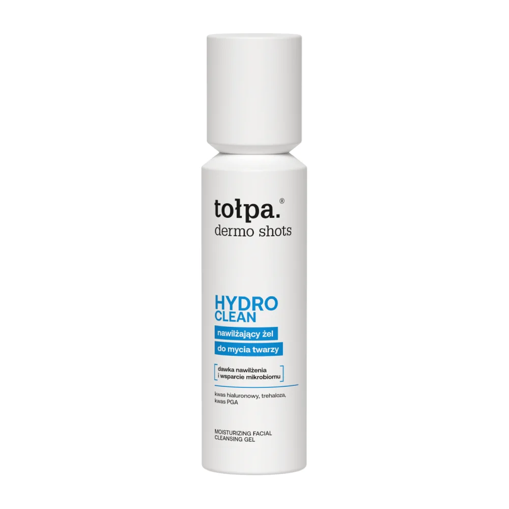 Gel hidratant pentru curatarea fetei Dermo Shots Hydro Clean, 120ml, Tolpa