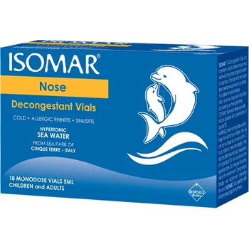 Isomar solutie hipertonica pentru nas, 18 monodoze x 5 ml,  Euritalia 