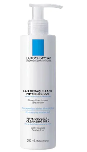 Lapte demachiant fiziologic pentru ten uscat si sensibil, 200ml, La Roche-Posay