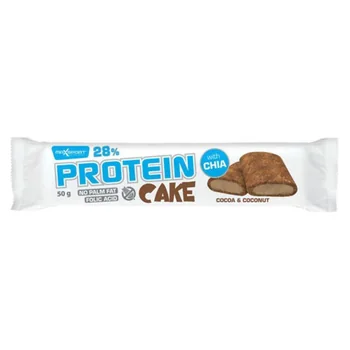 Prajitura proteica cu cacao si cocos, 50g, Max Sport