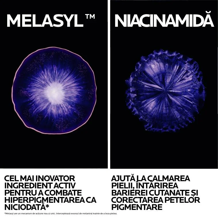 Gel micro-exfoliant anti-pete pigmentare formulat cu Melasyl Mela B3, 200ml, La Roche-Posay