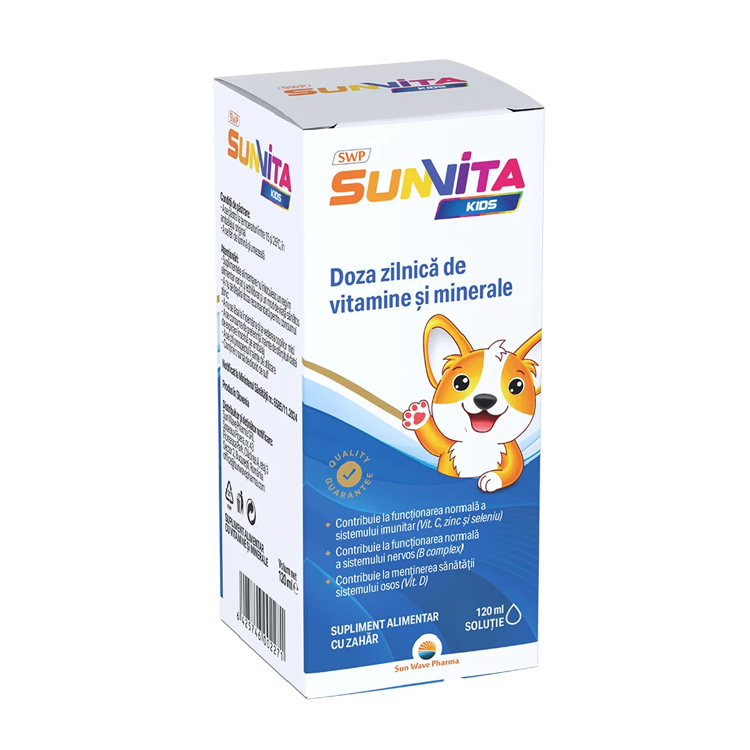 Sunvita Kids solutie, 120ml, Sun Wave Pharma 