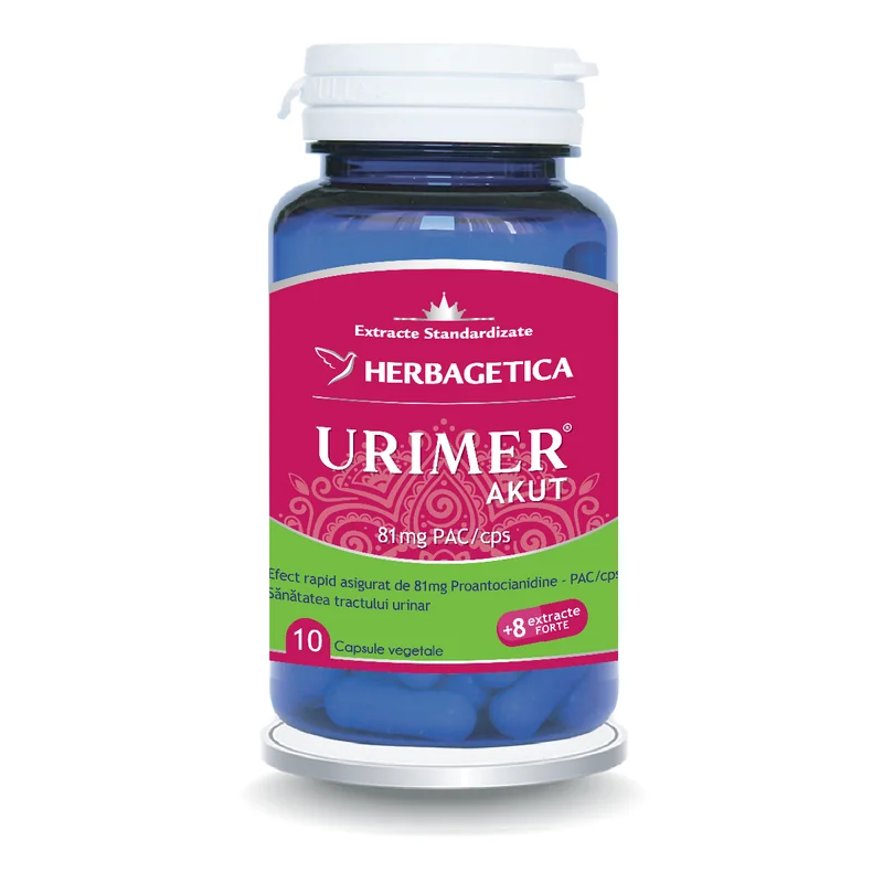 Urimer Akut, 10 capsule, Herbagetica