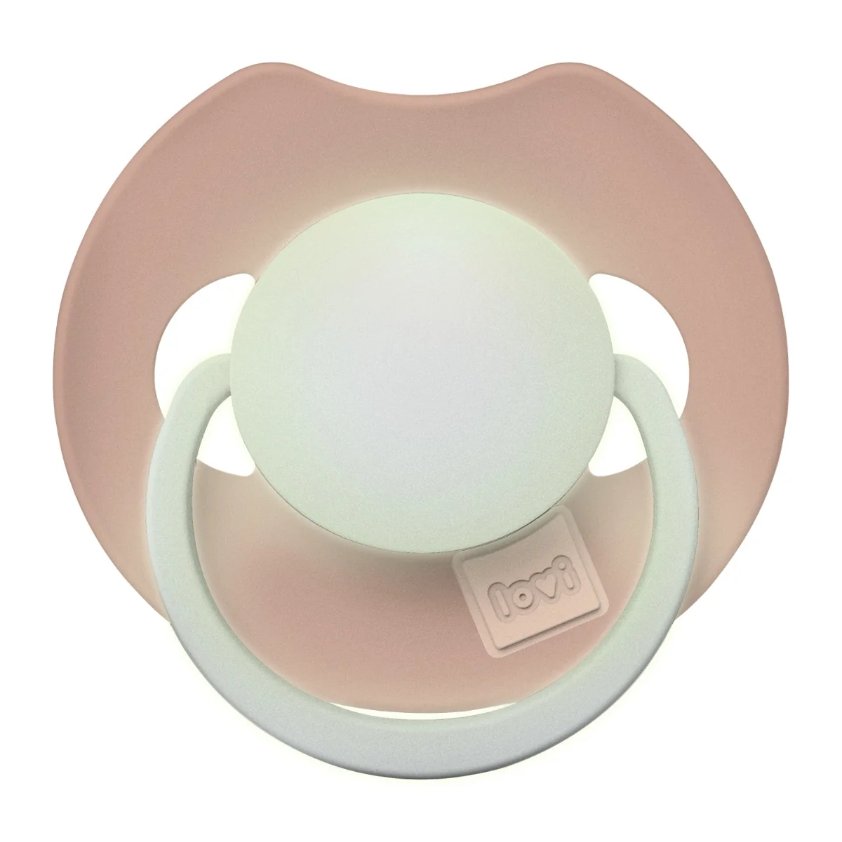 Set suzete din silicon pentru +18 luni Dynamic Prime Ivory/Blush 34/438, 2 bucati, LOVI