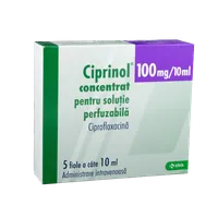 Ciprinol 100mg/ml solutie injectabila, 5 fiole, KRKA