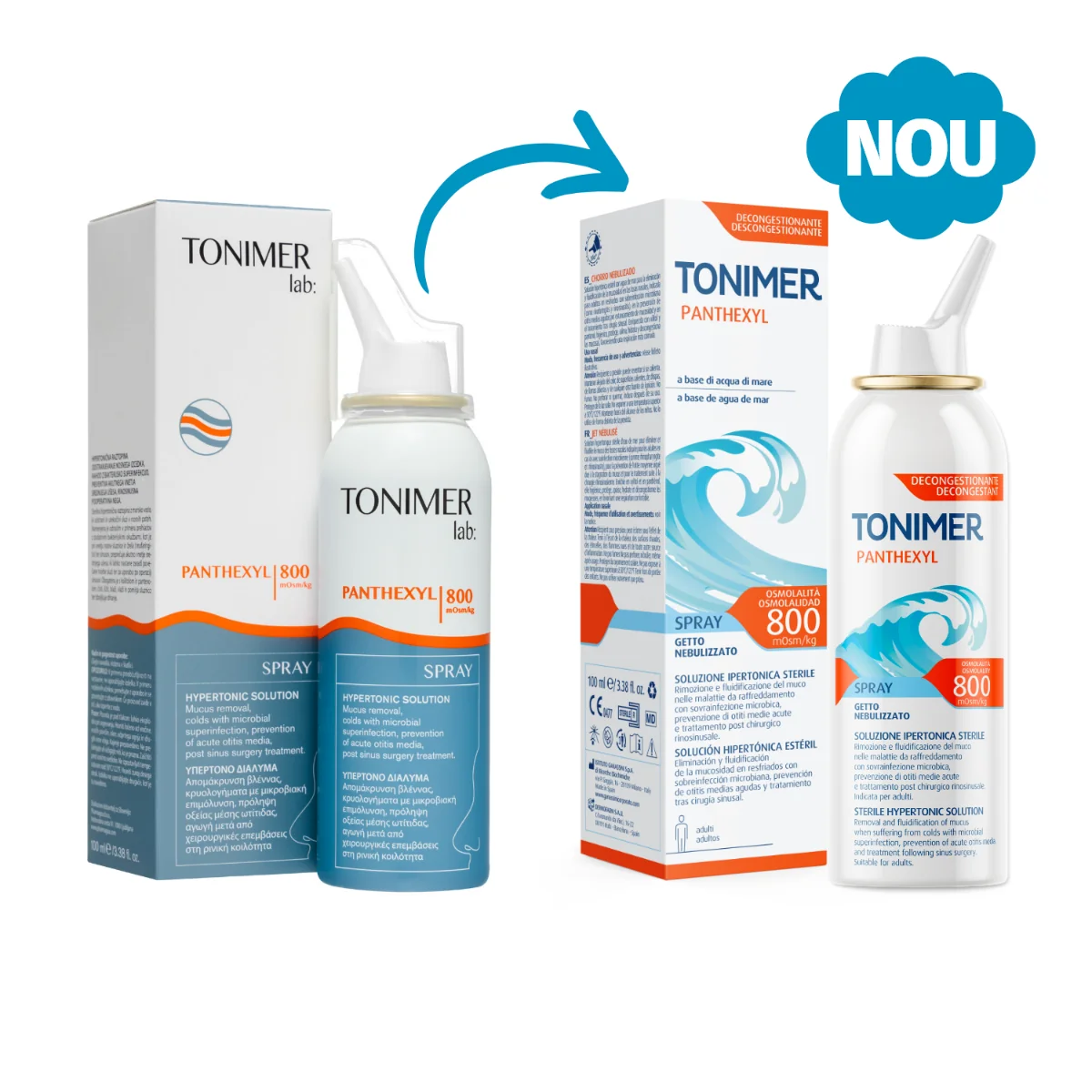 Spray nazal hipertonic Panthexyl, 100ml, Tonimer Lab