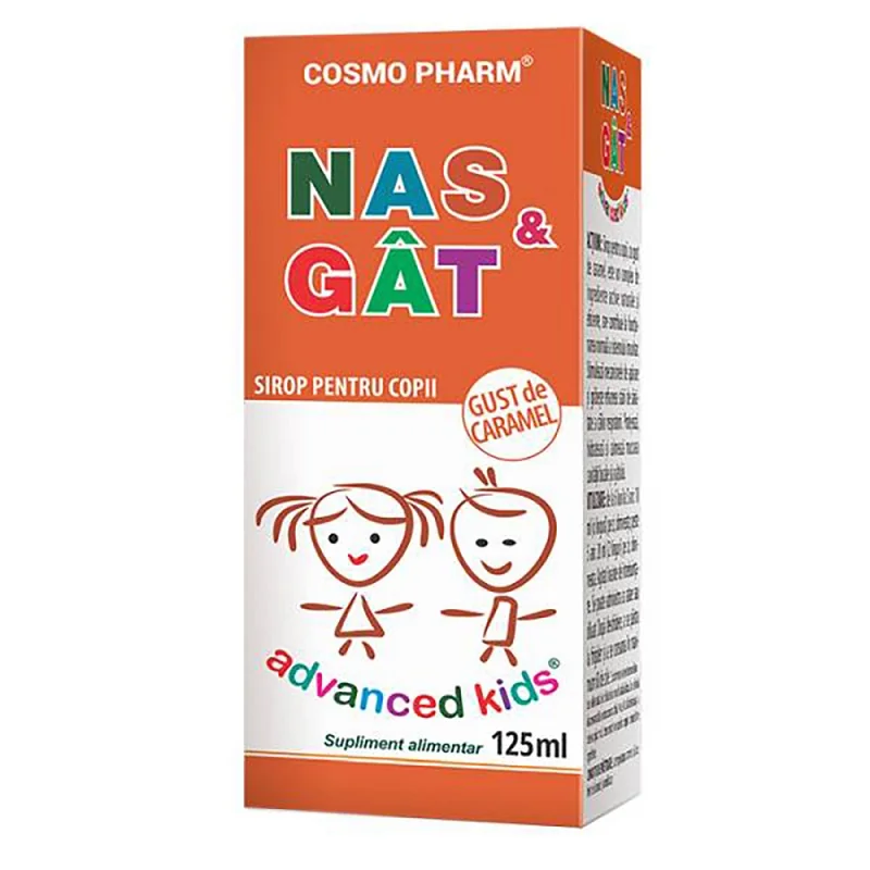 Sirop pentru nas si gat, 125ml, Cosmopharm